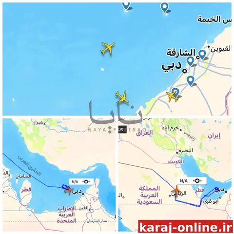 نیروهای هوایی آمریکا به طور فعال در حال انجام پروازهای سوخت‌رسانی هوایی و جاسوسی در سواحل امارات و داخل عربستان سعودی هستند/ لحظه‌ای‌نیوز