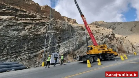راهداری البرز: اقدامات حفاظتی در کندوان ادامه دارد