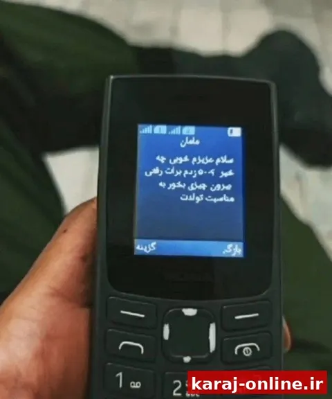 پیامک مادر یکی از شهدای سرباز تیپ ۳۸۸ بمپور: ۵۰۰ زدم برات رفتی بیرون چیزی برای خودت بخور، به مناسبت تولدت