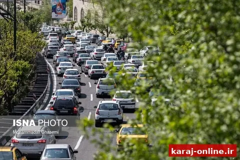 ترافیک سنگین در چالوس، هراز و آزادراه قزوین ـ کرج