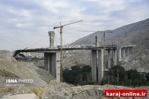 پل B۱ کرج با تغییراتی در سازه، ترمیم می‌شود