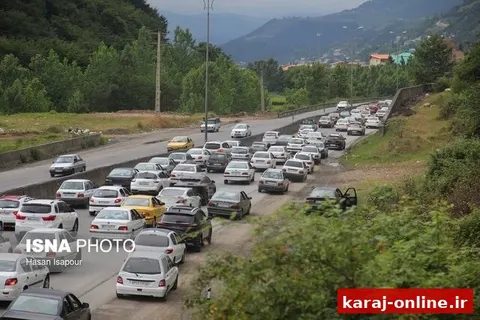 ترافیک سنگین درمحورهای منتهی به تهران و کرج