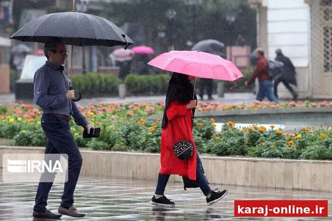 رگبار و وزش باد شدید در شمال کشور