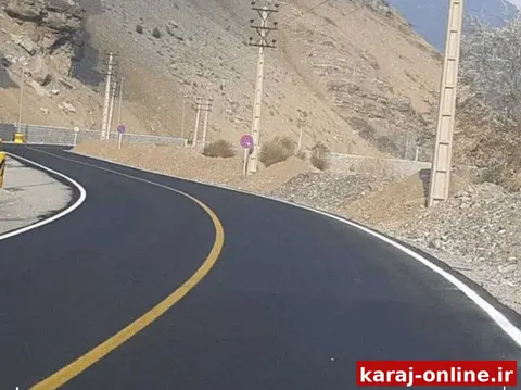 اجرای بیش از یک‌هزار و ۳۰۰ کیلومتر خط‌کشی در محورهای مواصلاتی البرز