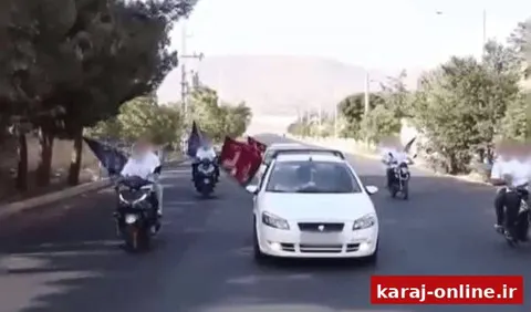 بازداشت عوامل رژه موتوری منتسب به سازمان منافقین در حوالی کرج