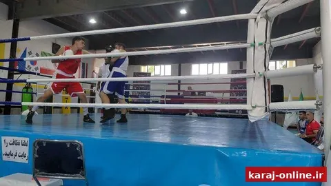 غرب کرج قهرمان بوکس جوانان البرز شد
