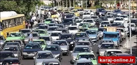 ترافیک نیمه‌سنگین در آزادراه قزوین ـ کرج ـ تهران و محور تهران ـ شهریار