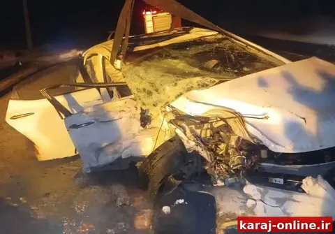 تصادف مرگبار در محور طالقان؛ ۴ کشته و یک کودک مصدوم