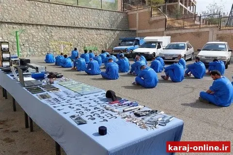 ضربه سنگین پلیس آگاهی البرز به شبکه‌های سرقت