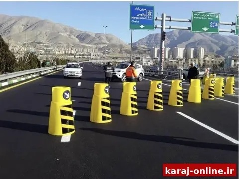 جاده چالوس و آزادراه تهران-شمال یک‌طرفه شدند