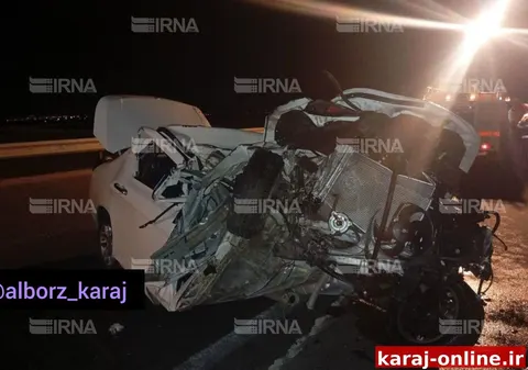 تصادف در بام کرج ۱۰ مصدوم برجا گذاشت