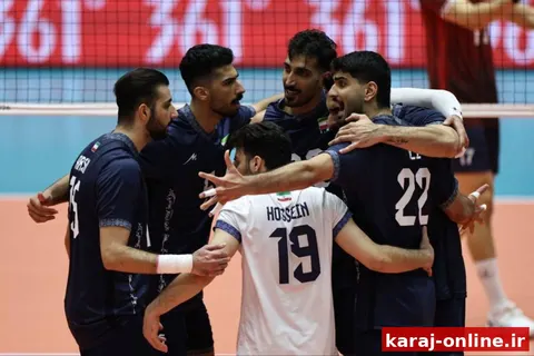 صعود والیبالیست های ایران به نیمه نهایی