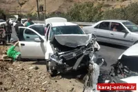 برخورد شاخبه‌شاخ مزدا و تیبا در جاده چالوس؛ ۶ مصدوم