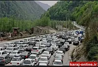 هشدار پلیس راه البرز؛ ریزش سنگ در جاده چالوس را جدی بگیرید