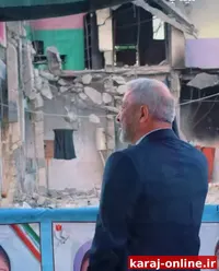 کیانی در میناب؛ دیدار با خانواده شهدا و بازدید از مدرسه هدف حمله آمریکا